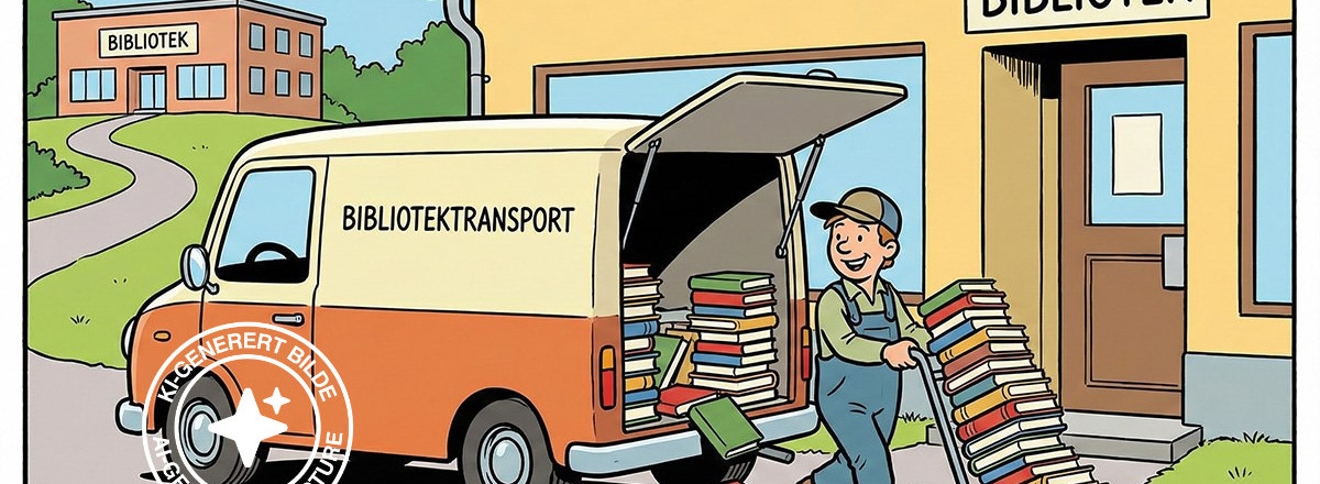 KI-generert illustrasjonsbilde i teikneseriestil.